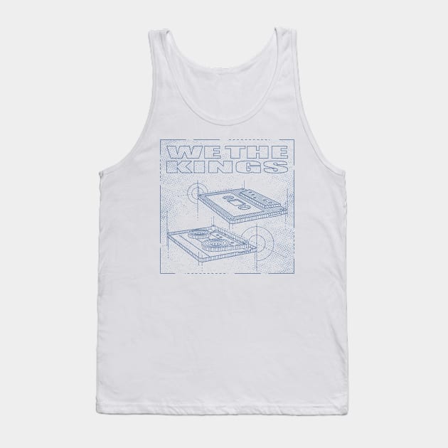 We The Kings - Technical Drawing Tank Top by Vector Empire